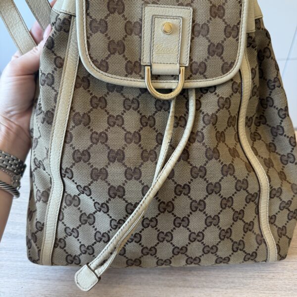 Gucci Abbey Backpack GG Canvas
