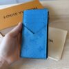 Louis Vuitton Taigarama Coin Card Holder Blue Lagoon