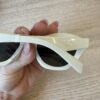 Prada White PR Solid Sunglasses