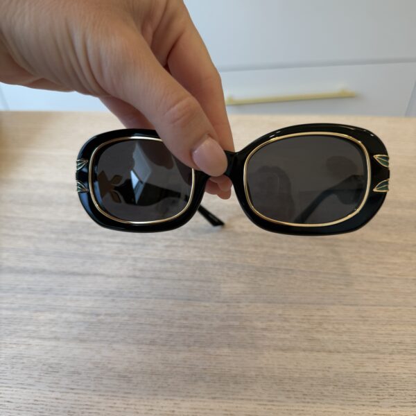 CASABLANCA Branch Logo Square Acetate & Nylon Sunglasses