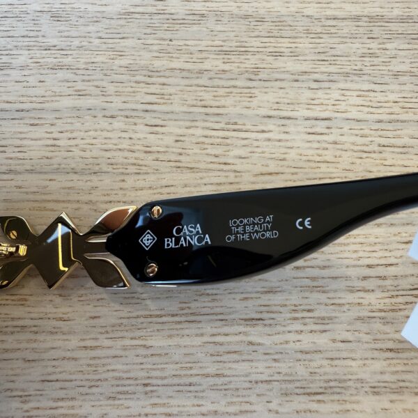 CASABLANCA Branch Logo Square Acetate & Nylon Sunglasses