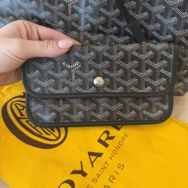 Goyard Goyardine Saint Louis PM Black