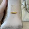 Gucci Metallic Gold Loafer Heel Size 38