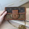 Louis Vuitton Reverse Monogram Dauphine Chain Wallet