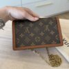 Louis Vuitton Reverse Monogram Dauphine Chain Wallet