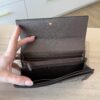 GUCCI GG Supreme Monogram Web Ophidia Continental Wallet Brown