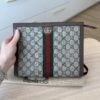 Gucci Ophidia Pouch GG Coated Canvas Medium