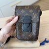 Louis Vuitton Monogram S Lock Vertical Wearable Wallet