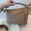 Loewe Small Puzzle Edge Bag in Soft Grained Calfskin Toffee