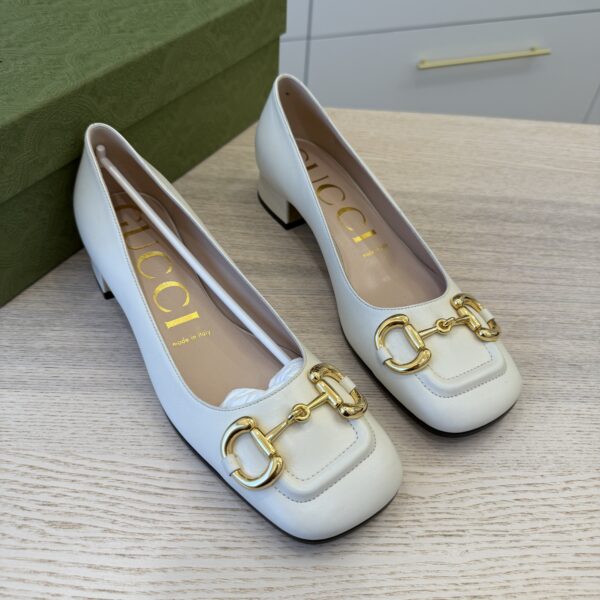 Gucci Block Heel Horsebit Size 37.5