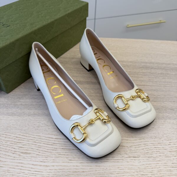 Gucci Block Heel Horsebit Size 37.5