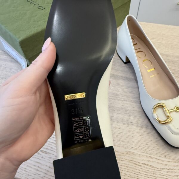 Gucci Block Heel Horsebit Size 37.5