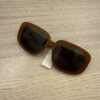 Celine Shiny Light Brown Bold 3 Dots Sunglasses
