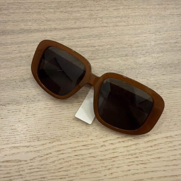 Celine Shiny Light Brown Bold 3 Dots Sunglasses