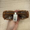 Celine Shiny Light Brown Bold 3 Dots Sunglasses