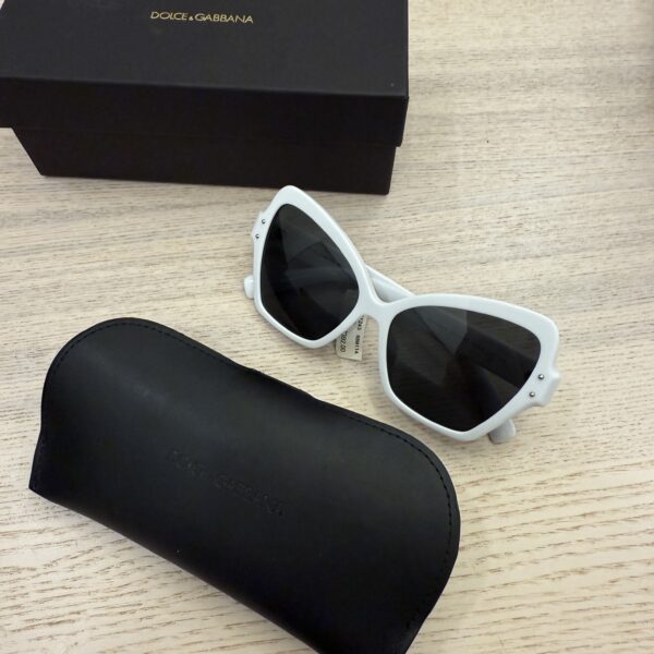 Dolce and Gabbana White Sunglasses