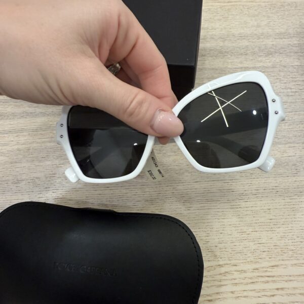Dolce and Gabbana White Sunglasses