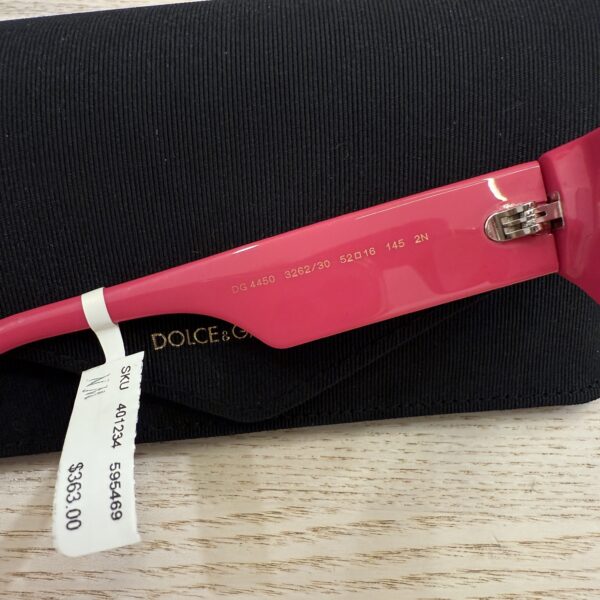 Dolce and Gabbana Pink Sunglasses