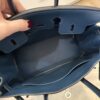 Hermes Birkin Handbag Bleu De Malte Swift with Palladium Hardware 25