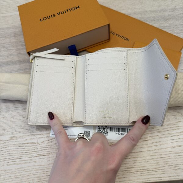 Louis Vuitton Damier Azur Nautical Victorine Wallet Gold