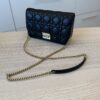 Christian Dior Lambskin Cannage Miss Dior Promenade Pouch Black