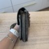 Chanel Wallet on Chain Flap Bag Quilted Metallic Calfskin Mini