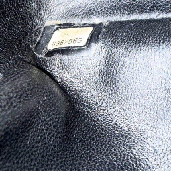 Chanel Patent East West Chocolate Bar Flap Black Silver Hardware