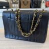 Chanel Lambskin Vertical Quilt Jumbo Single Flap Black