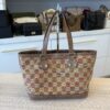 Gucci Straw Libeccio Monogram Large Sunset Tote Multicolor