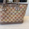 Gucci Straw Libeccio Monogram Large Sunset Tote Multicolor