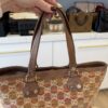 Gucci Straw Libeccio Monogram Large Sunset Tote Multicolor