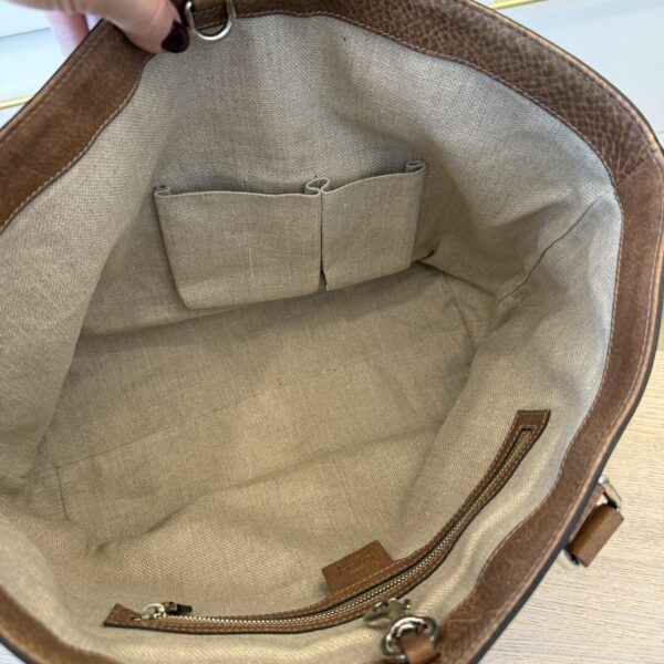 Gucci Straw Libeccio Monogram Large Sunset Tote Multicolor