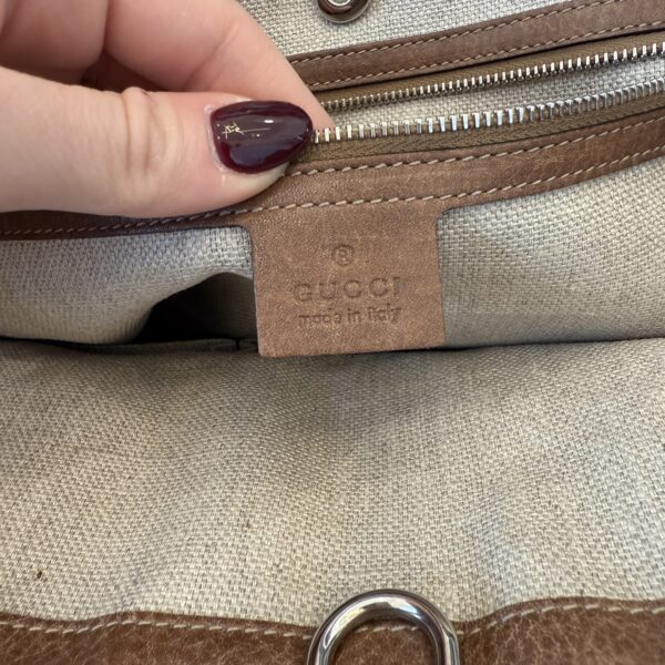 Gucci Straw Libeccio Monogram Large Sunset Tote Multicolor