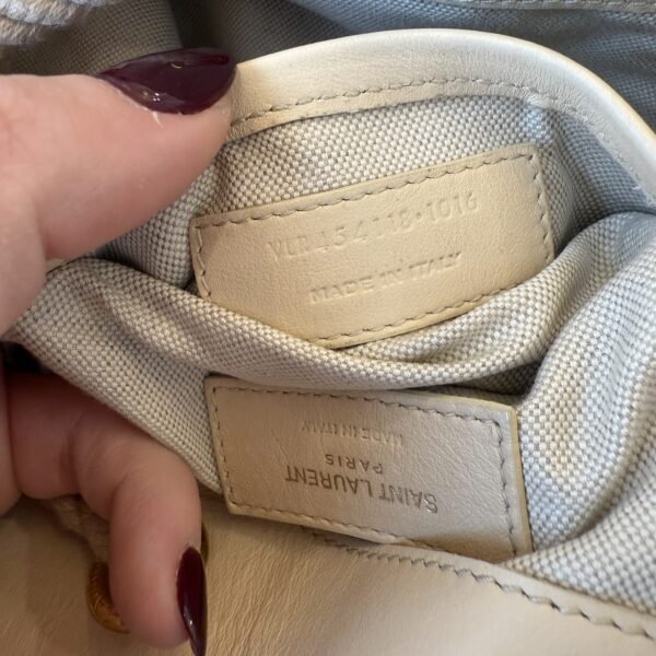 Saint Laurent (YSL) Seau Bucket Bag Woven Raffia Small