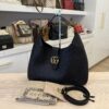 Gucci Goatskin Medium Aphrodite Shoulder Bag Black