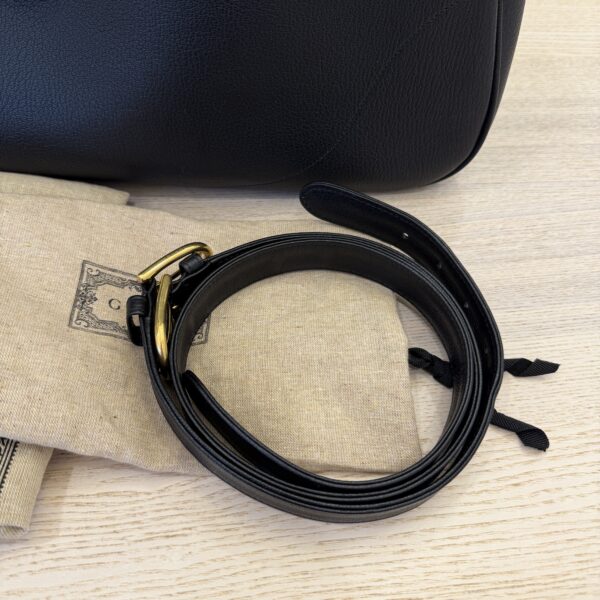 Gucci Goatskin Medium Aphrodite Shoulder Bag Black