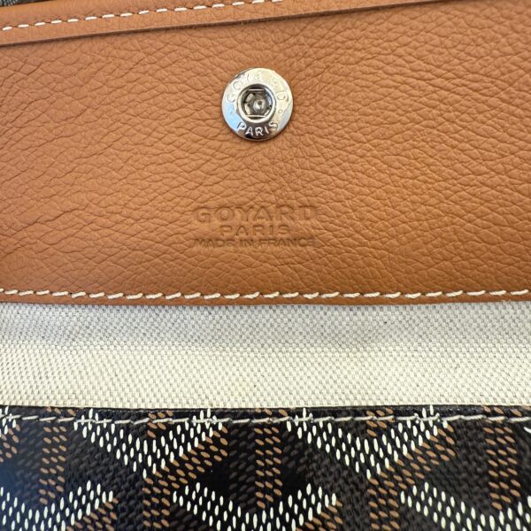 Goyard Goyardine Saint Louis GM Black and Tan