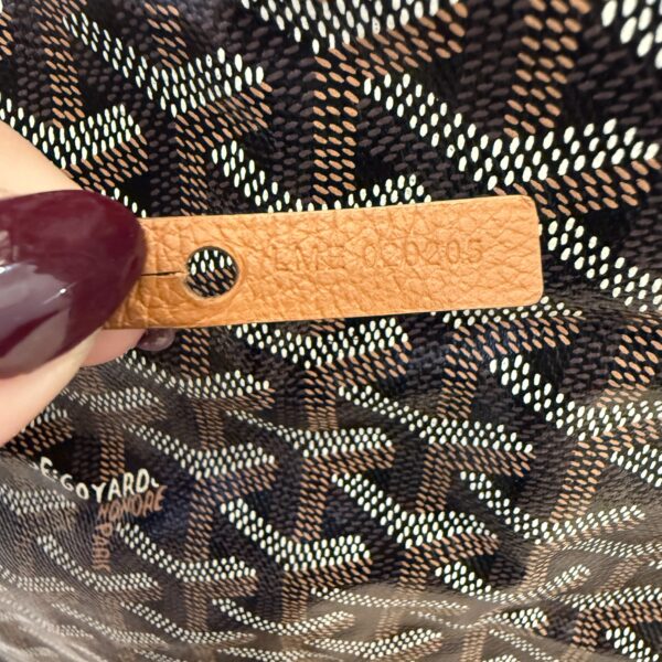 Goyard Goyardine Saint Louis GM Black and Tan