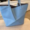 Loewe Lia Origami Tote Leather Blue