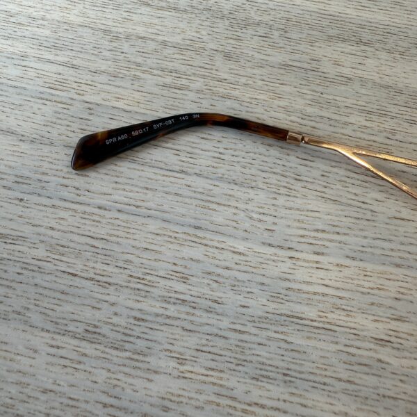 Prada Rose Gold Aviator Sunglasses