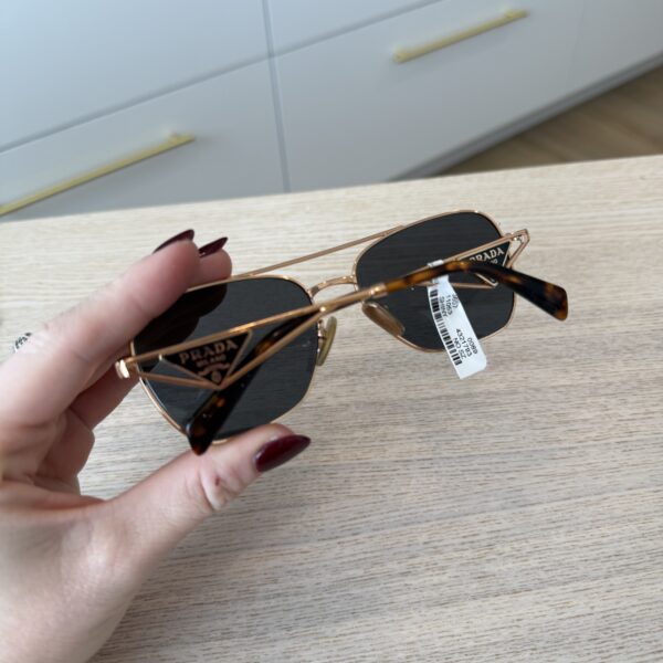 Prada Rose Gold Aviator Sunglasses