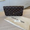 Louis Vuitton Damier Ebene Pochette Felicie Chain Wallet