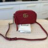Gucci Matelasse Small GG Marmont Red
