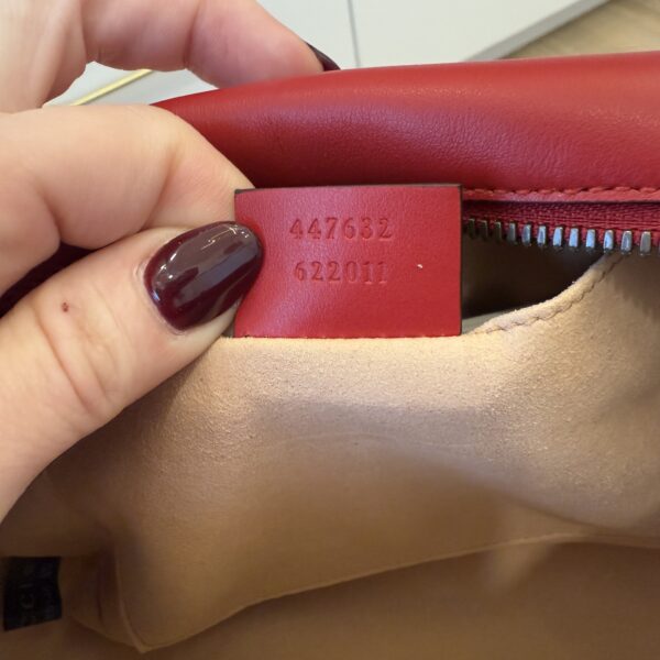Gucci Matelasse Small GG Marmont Red