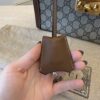 Gucci Padlock Chain Tote GG Coated Canvas with Leather Small