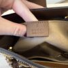 Gucci Padlock Chain Tote GG Coated Canvas with Leather Small