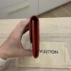 Louis Vuitton Empreinte Bloom Flower Emilie Wallet Marine Rouge