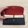 Louis Vuitton Empreinte Bloom Flower Emilie Wallet Marine Rouge