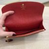 Louis Vuitton Empreinte Bloom Flower Emilie Wallet Marine Rouge