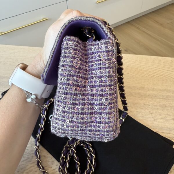 Chanel 2024 Classic Tweed Rectangular Mini Flap Bag